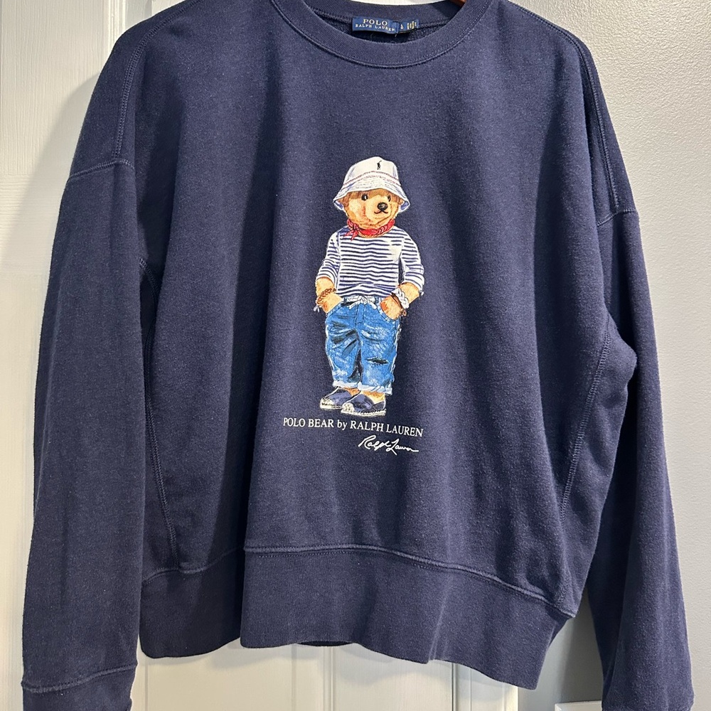 POLO PALPH LAUREN Navy Sweater polo bear